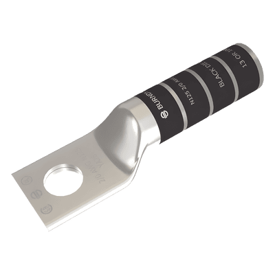 Zapata Terminal / Barril Largo / Tornillo 1/2" (13.2 mm) / Cable 2/0 AWG / 35 kV / 82 mm (3.21 in) HUB-YA26N HUBBELL BURNDY