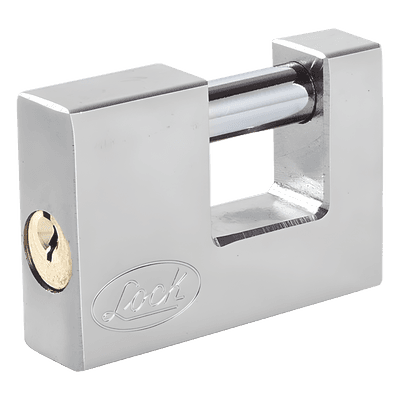 Candado para Cortina Metálica / Cilindro 5 Pernos / Nivel de Seguridad 6 / Grillete 12 mm / Cuerpo 20 mm / Cavidad 30 mm SYS-L22-C70-ECSB LOCK