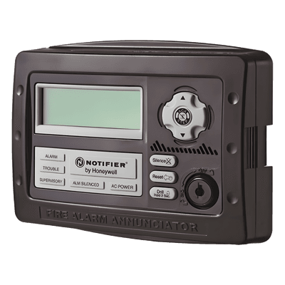 Anunciador Serial LCD / 80 Caracteres / ANN-Bus / 1800 m (5905.5 ft) / 18 a 28 VDC / Controles con Llave N-ANN-80 NOTIFIER