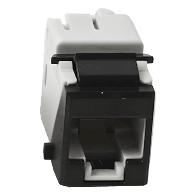 Jack Keystone Cat6 UTP / Terminación 110 / Diseño Lineal / Color Negro / -10 a 60 °C / UL 94 V-0