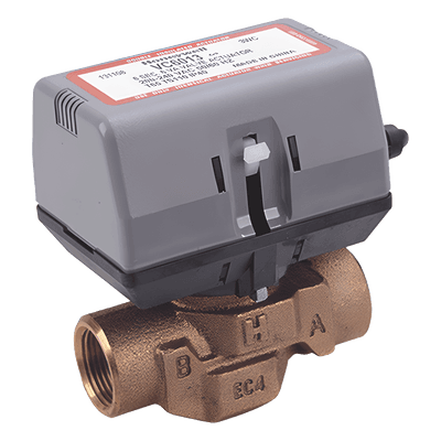 Válvula Motorizada de 2 Vías / Actuador Integrado / Conexión BSPT 3/4" / Control On/Off / 100-130 VCA / Flujo Bidireccional VC4011AK1000T HONEYWELL HOME RESIDEO