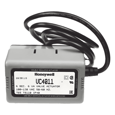 Actuador On/Off para Válvulas / 120 VCA / Cierre Hermético 60 psi / IP40 / Tiempo de Operación 6 s VC4011ZZ00 HONEYWELL HOME RESIDEO