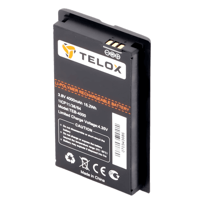 Batería Li-Ion / 4000 mAh / 3.8 VCC / 13.68 Wh / Compatible Radio TE320 TEB-4000 TELOX