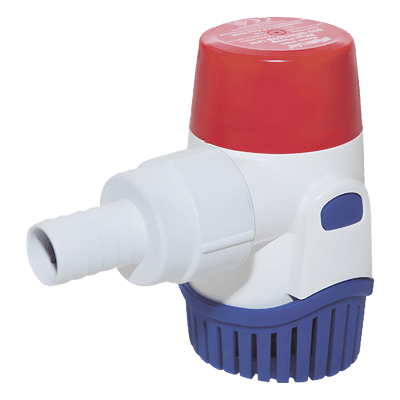 Bomba sumergible de achique / 800 GPH / 12 VDC / Motor compacto / Operación en seco breve / Acero inoxidable 20DA RULE