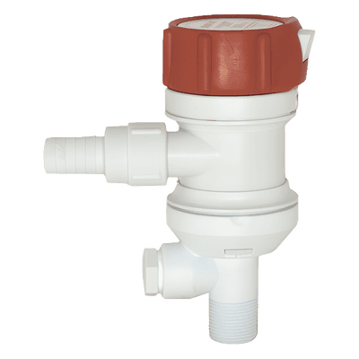 Bomba sumergible para carnada / 500 GPH (1893 LPH) / 12 VDC / Descarga 3/4" (19 mm) / 2.1 A 401FC RULE