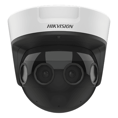 PanoVu Series / Vista Panorámica 180° / 16 Megapixel en Total / 4 Lentes 2.8 mm (4 Lentes 4 Megapixel) / 20 mts IR / Exterior IP67 / IK10 / 12 Vcc / PoE+ / Micro SD DS-2CD6944G0-IHS(C) HIKVISION