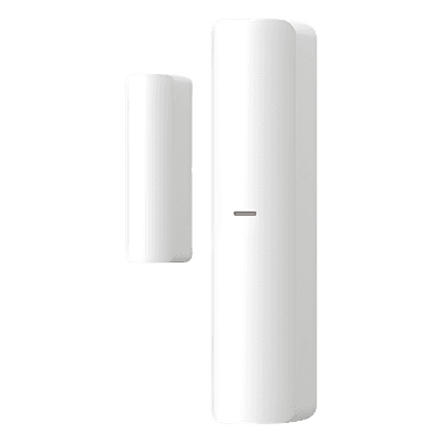 Sensor de Apertura Inalámbrico / Tecnología RF / Separación 25 mm / LED de Estado / Batería AA 1.5 V / -10°C a 55°C