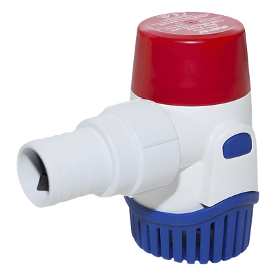 Bomba sumergible de achique / 1100 GPH / 24 VCD / Ejes de acero inoxidable / 4.16 m³/h 27DA-24 RULE