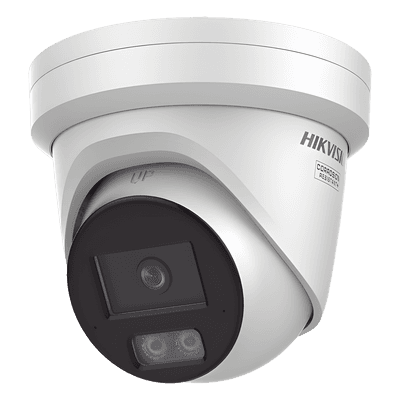 Turret IP / 6 Megapixel / Lente 2.8 mm / 98 ft IR + Luz Blanca / 2 Micrófonos / IP67 NEMA 4X / WDR 130 dB / AcuSense 3.0 / AcuSeek DS-2CD2367G3-LIS2UY/SL HIKVISION