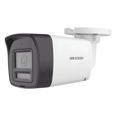 Cámara Bala TURBOHD / 4K 8 Megapixel / Lente 2.8 mm / Ángulo 113° / Dual Light IR 30 m (98.4 ft) + Luz Blanca 20 m (65.6 ft) / Audio Bidireccional / IP67 / dWDR