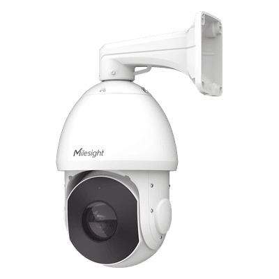 Cámara de Red Domo PTZ AI / Zoom Óptico 42X / 4K 30fps / 140dB Super WDR / IR 300m / IP66 IK10 / Starlight 0.005lux MS-C2941-X30TPE MILESIGHT