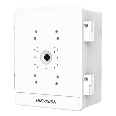 Caja de Seguridad para Videovigilancia / Exterior IP66 / IK10 / 3 Dispositivos / Montaje en Pared o Poste / Polímero Ignífugo UL94-V0 DS-SBOX-03 HIKVISION