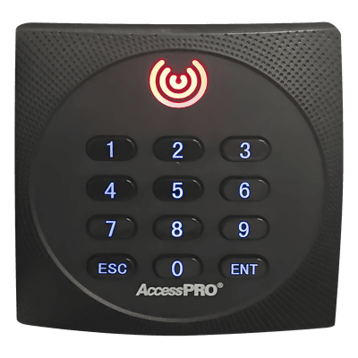 Lector de Proximidad con Teclado / 125 kHz / Wiegand 26 bits / Exterior / 86 x 86 x 20 mm / 120 m (394 pies) máx. SYS-KR602-EKB ZKTECO - AccessPRO