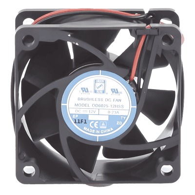 Ventilador Axial Anticondensante / 60 x 60 x 25 mm / 12 Vcc / 4390 RPM / 25.0 CFM / Unión Sellada FAN-602512 TXPRO