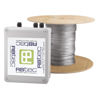 Kit de Cable Sensor Perimetral IRONCLAD para Cercas Ciclónicas / 152 METROS / 1 ZONA / Sin Falsas Alarmas por Viento / TODO Incluido IROC-1Z-500 RBTEC