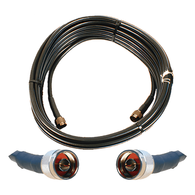Jumper Coaxial / 50 Ohm / 15.24 m (50 pies) / N Macho / Blindaje >90 dB / Wilson-400 952-350 WILSONPRO / WEBOOST