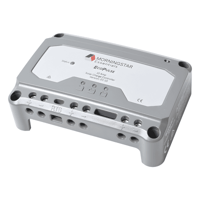 Controlador Solar PWM / 12/24 Vcc Auto-detección / 20 A / PV 60 V / Protección Transitoria 1500 W EC-20 MORNINGSTAR