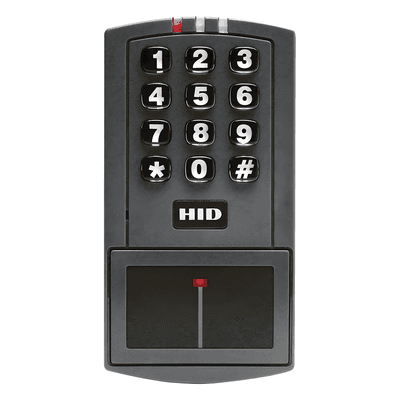 Lector de Proximidad Stand Alone / Teclado PIN / 1,000 Usuarios / 10-15 VCC / 3,0' (7,6 cm) Alcance ENTRYPRO HID