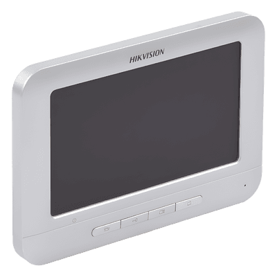 Monitor para Videoportero / Pantalla 7 pulgadas / 800x400 / Audio Bidireccional / 4 Hilos / Aluminio DS-KH2220 HIKVISION