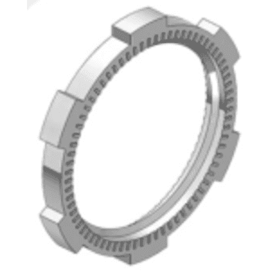 Contratuerca Metálica / Zamac / 2 1/2" (63 mm) / Rosca Estándar / Acabado Galvanizado ANC-CT212 ANCLO