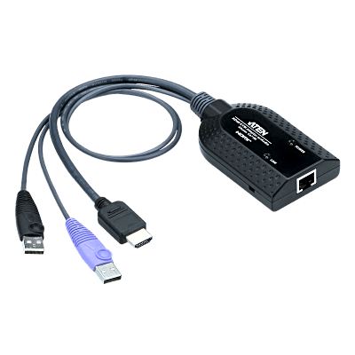 Módulo Adaptador KVM / USB-HDMI / Resolución 1920x1200 / Virtual Media / Smart Card / Audio De-Embedder / Compensación Automática de Señal KA7188 ATEN