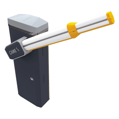 Barrera Vehicular Automática / Carril 7.8 m (25.6 ft) / 2500 Ciclos Diarios / Apertura 4-8 s / Motor 24 VCC / IP54