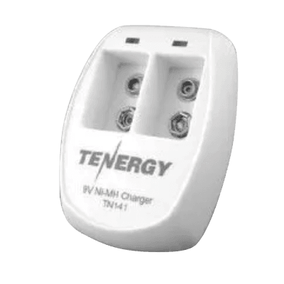 Cargador de Baterías / 2 Bahías / Ni-MH 9V / Corte Automático 5 h / Entrada 100-240V AC / Indicadores LED TN141 SYSCOM PARTS