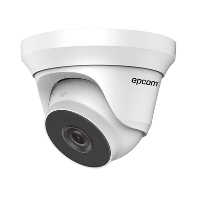 Turret TURBOHD 2 Megapixel (1080p) / Lente 2.8 mm / 50 mts IR EXIR / Exterior IP66 / METAL / Ultra Baja Iluminación / 4 Tecnologías E8-TURBO-X5W 