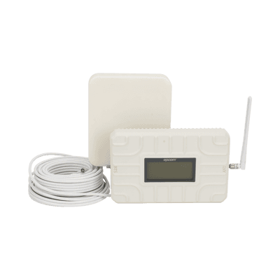 Amplificador de Señal Celular / 5 Bandas Simultáneas / 700-2600 MHz / Cobertura 150 m² / 70 dB Ganancia / 20 dBm Potencia / Plug-and-Play EP-5G-PBT EPCOM