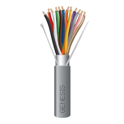 Cable Multipar / 6 Pares 18 AWG / 1000 Pies (305 m) / Blindado / Riser CMR / Gris / Audio y Control 2219-1009 GENESIS