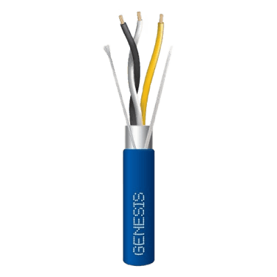 Cable de Comunicación / 3 x 22 AWG / 305 m (1000 ft) / Blindado / Plenum / EIA-485 / Azul 3324-2106 GENESIS