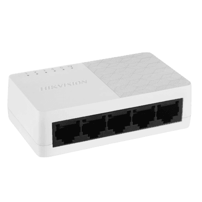 Switch de Escritorio / 5 Puertos Gigabit / 10/100/1000 Mbps / Diseño Compacto / Plug and Play DS-3E0505D-O HIKVISION