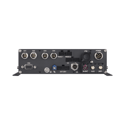 DVR Móvil 1080P / 4 Canales TURBO + 4 Canales IP / Soporta 4G / WiFi / GPS / Soporta HDD / Entrada y Salida de Alarmas / Salida de Vídeo DS-MP5604 HIKVISION