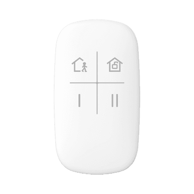 (AX PRO) Control Remoto para Armado y Desarmado / Teclas con Funciones Programables DS-PKF1-WB HIKVISION