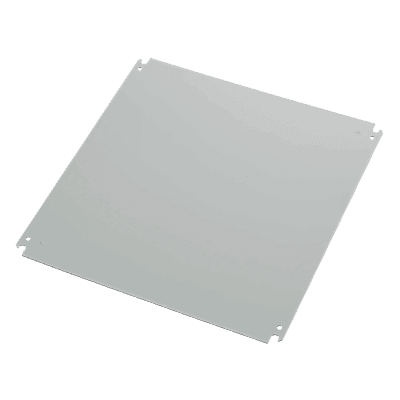 Panel de Montaje Posterior / Acero Dulce Calibre 12ga / 20x20 Pulgadas / Recubrimiento en Polvo Blanco / Compatible con Paneles de Madera 3/4 Pulgadas