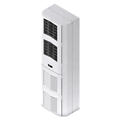 Aire Acondicionado Industrial / 2500W (8500 BTU/h) / 460V Trifásico / Montaje Múltiple / Acero Gris RAL 7035 / IP54 Interno S162546G050 HOFFMAN