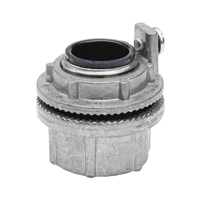 Conector Myers de Aluminio de 1 1/2" con tornillo de puesta a tierra, disponible para Áreas Peligrosas Clase 1 División 2 de acuerdo con NEC 501.10. HUB-WH5-AG HUBBELL KILLARK