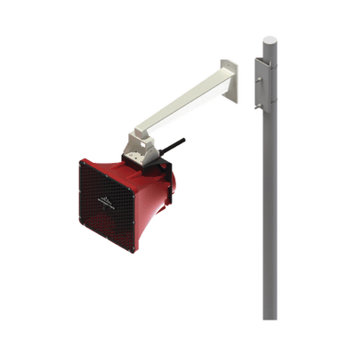 Soporte de Montaje / Compatible Serie TCPA-10 / Pared o Poste / Acabado Anticorrosivo Exterior 72377B-801 HYPERSPIKE