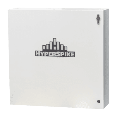Amplificador / 10 Canales / 320 W por Canal / Conmutación Automática a Batería / Carcasa para Exteriores 90240A-801 HYPERSPIKE