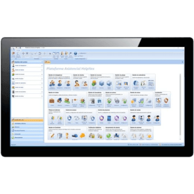 Pantalla Táctil / 21.5" / Windows 10 / IP65 / 4 USB / HDMI / VGA / RS-232 / Wi-Fi / Helpnex / Montaje Panel y VESA NX0420/V2 IBERNEX