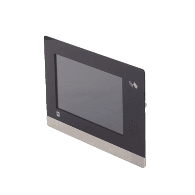 Terminal de Habitación IP / Pantalla Táctil 9" / RFID 125 KHz / VoIP SIP / PoE 802.3af / Audio Bidireccional / Bus RS485 / Compatible NX1071 y NX1075