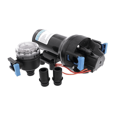 Bomba de diafragma / 24 Vcd / 60 PSI / 22.7 L/min / IPX6 / Autocebante 2.1 m (7 pies) / Aluminio fundido HD P602J-218S-3A JABSCO