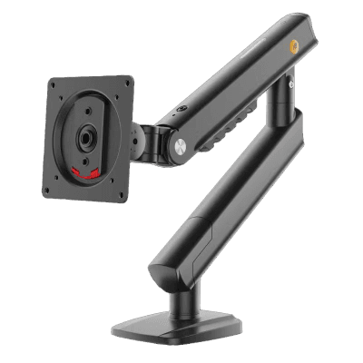 Soporte de Brazo Ergonómico para Monitor / 17"-32" / Carga 2-7 kg / Ajuste de Altura 419 mm / Rotación ±90° / VESA 75×75 y 100×100