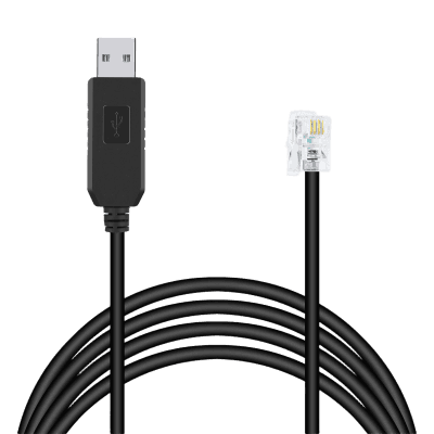 Cable Serial / RJ-9 a USB-A / 200 cm (6.6 ft) / Negro CA-9U9B NEXMOSPHERE