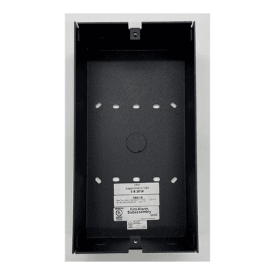 Caja de Montaje en Superficie / Para Módulo Anunciador / Entradas 1/2 Pulgada / 21.6 cm (8.5 in) Alto ABS-1B NOTIFIER
