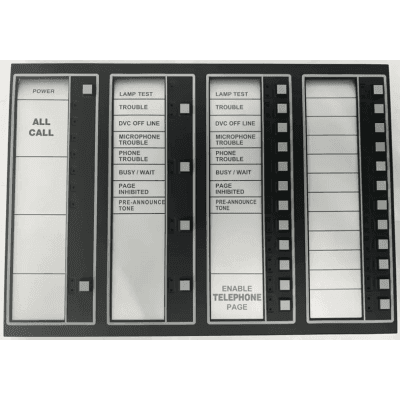 Teclado con Pantalla para Sistema de Audio / 24 Botones Programables / Funciones de Llamada General / Modo Centro de Comando de Audio DVC-KDB NOTIFIER