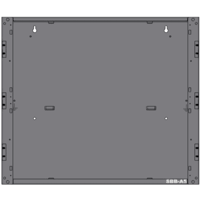 Backbox para Panel de Alarma Contra Incendio / Acero Calibre 16 / 1 Nivel / 25.41 x 20.31 x 5.50 pulgadas (64.5 x 51.6 x 14 cm) / Compatible con Serie CAB-5 SBB-A5 NOTIFIER
