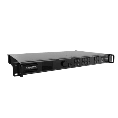 Controlador All-in-One / 3.9 Millones de Píxeles / 6 Puertos Ethernet Gigabit / 4K×2K@60Hz / 6 Capas SuperView III / Fibra Óptica 10G / 256 Presets VX600PRO NOVASTAR