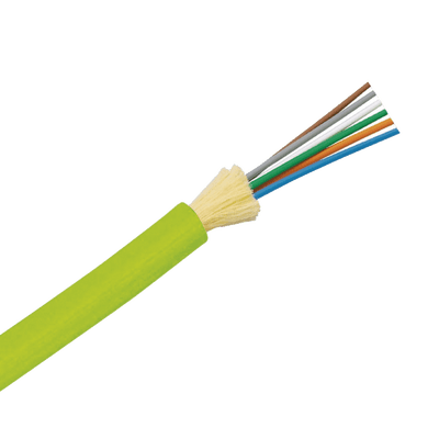 Cable de Fibra Óptica / 6 Hilos / Multimodo OM5 50/125 / Tight Buffer 900μm / OFNP Plenum / 2 pies (0.6 m) Marcado FODPW06Y PANDUIT