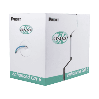 Cable UTP / Cat 6 Mejorado / 23 AWG / Cobre Sólido / 305 m (1000 ft) / PVC CM / 4 Pares / Reelex